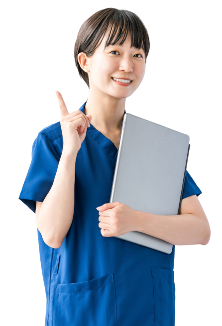 Medical staff smiling